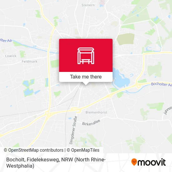 Bocholt, Fidelekesweg map