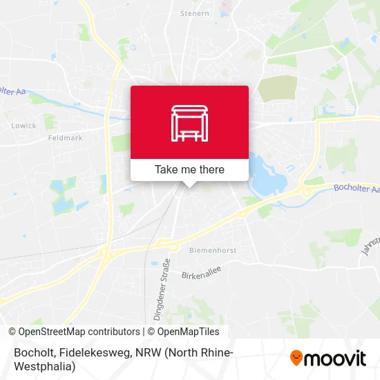 Bocholt, Fidelekesweg map