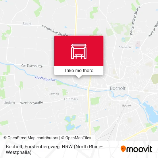 Bocholt, Fürstenbergweg map