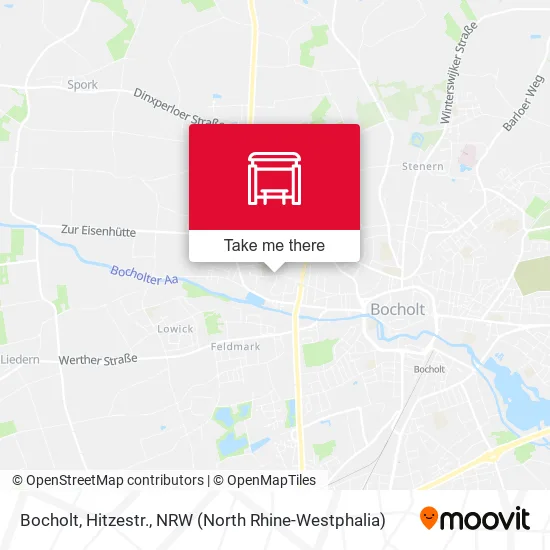 Карта Bocholt, Hitzestr.