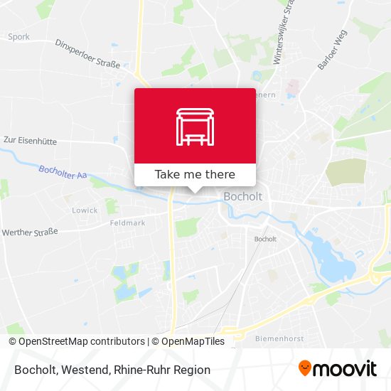 Карта Bocholt, Westend