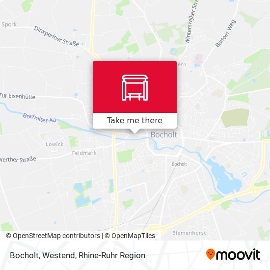 Карта Bocholt, Westend