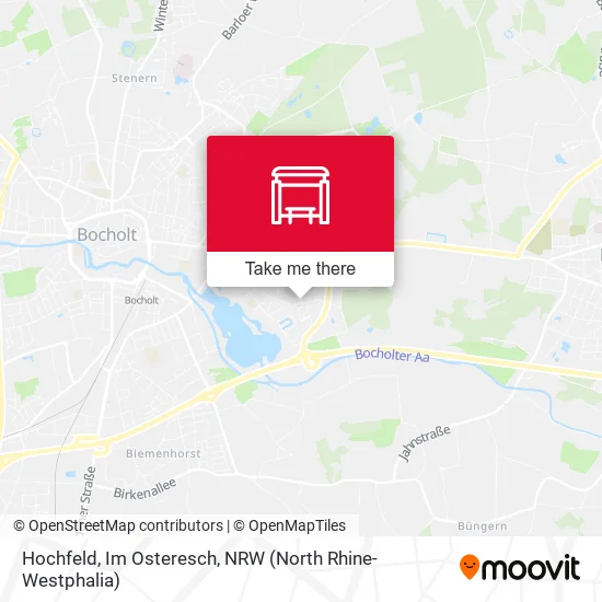 Карта Hochfeld, Im Osteresch