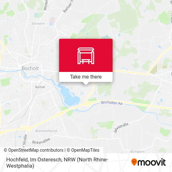 Карта Hochfeld, Im Osteresch