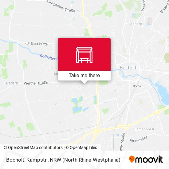 Карта Bocholt, Kampstr.