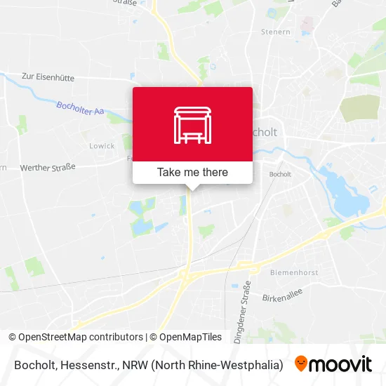 Карта Bocholt, Hessenstr.
