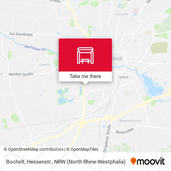Карта Bocholt, Hessenstr.