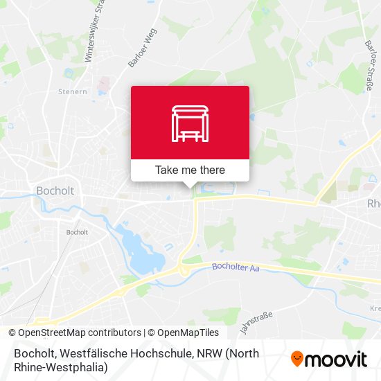 Bocholt, Westfälische Hochschule map