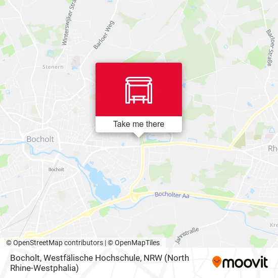 Карта Bocholt, Westfälische Hochschule