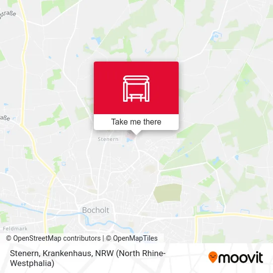 Stenern, Krankenhaus map