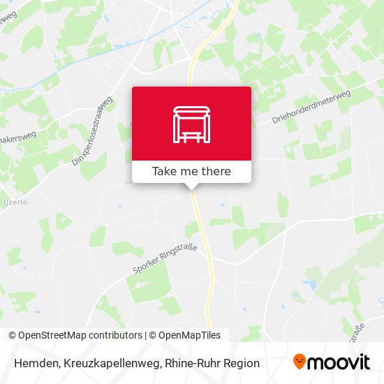 Hemden, Kreuzkapellenweg map