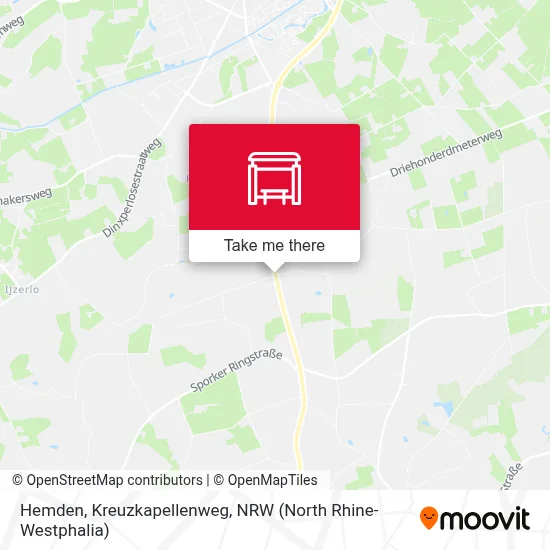 Hemden, Kreuzkapellenweg map