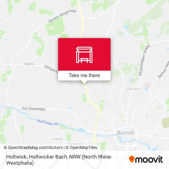 Карта Holtwick, Holtwicker Bach