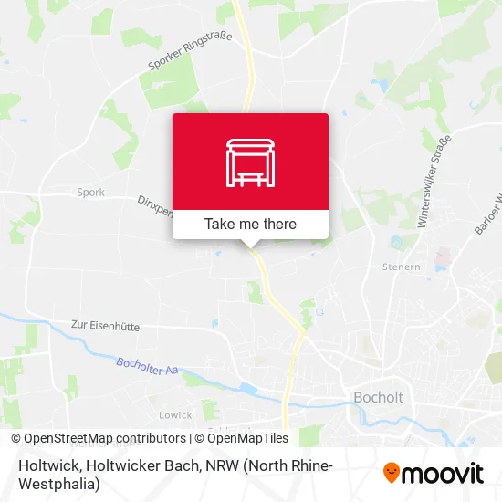 Карта Holtwick, Holtwicker Bach