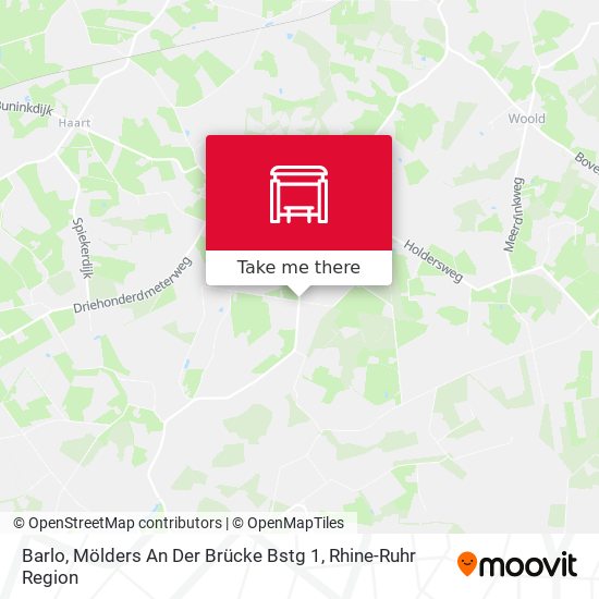 Barlo, Mölders An Der Brücke Bstg 1 map
