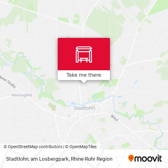 Карта Stadtlohn, am Losbergpark
