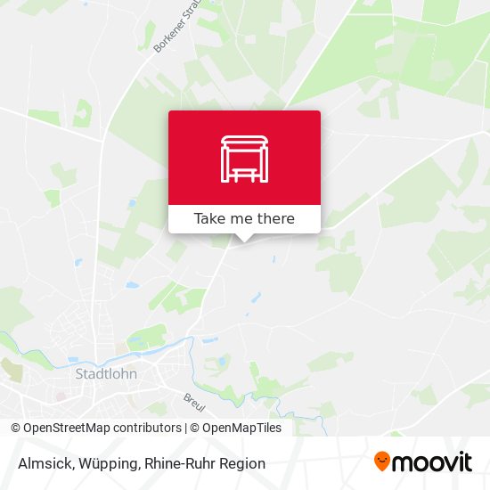 Карта Almsick, Wüpping