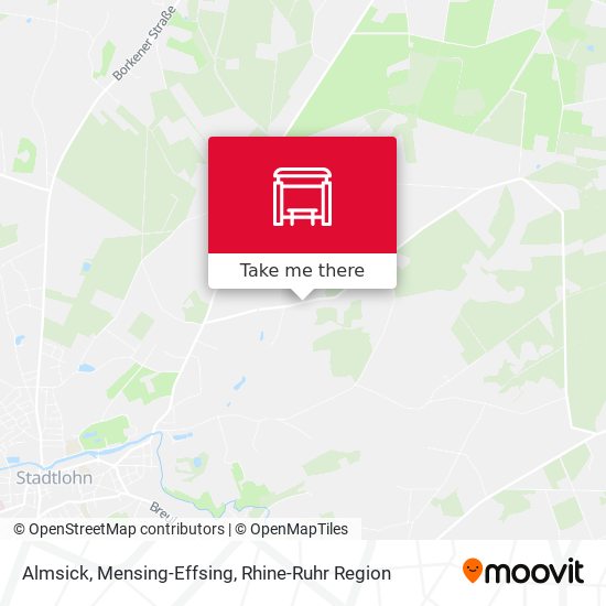 Карта Almsick, Mensing-Effsing