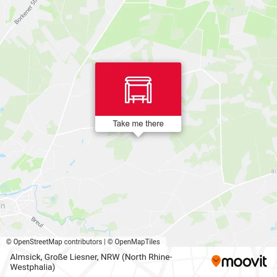 Almsick, Große Liesner map