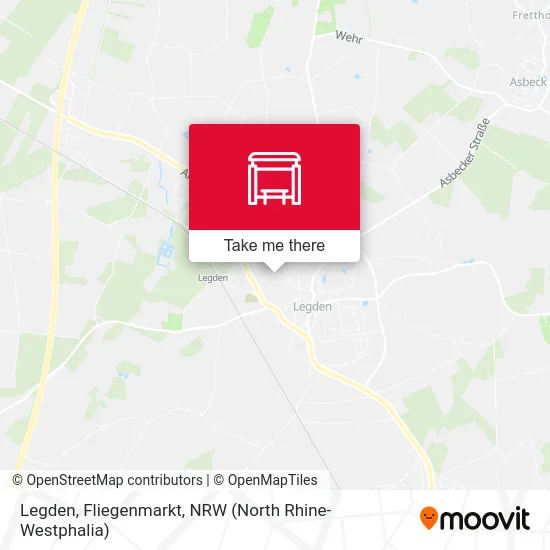 Карта Legden, Fliegenmarkt