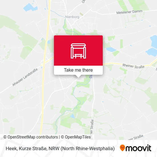 Heek, Kurze Straße map