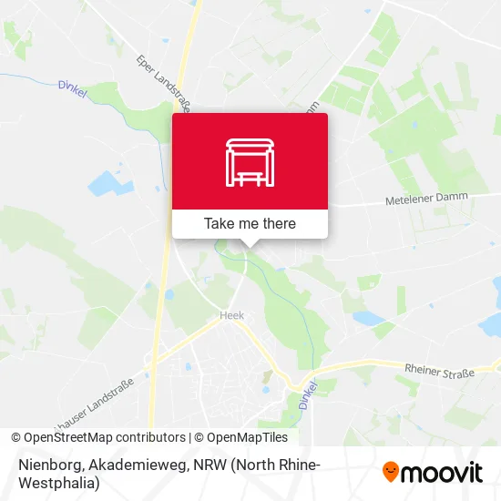 Карта Nienborg, Akademieweg