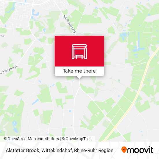 Alstätter Brook, Wittekindshof map