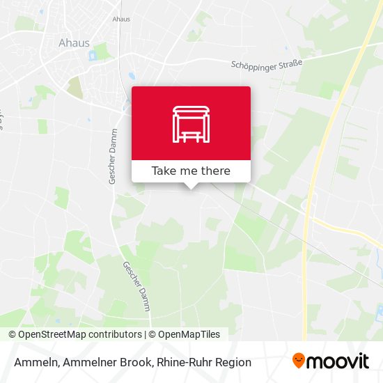 Ammeln, Ammelner Brook map