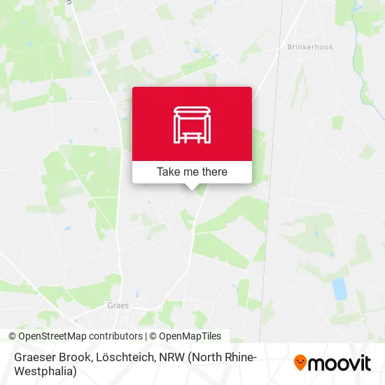 Карта Graeser Brook, Löschteich