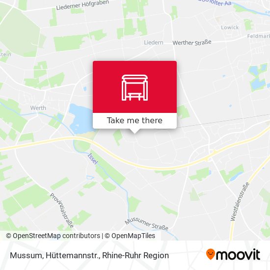 Mussum, Hüttemannstr. map
