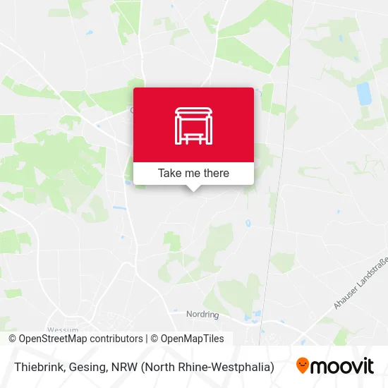 Thiebrink, Gesing map