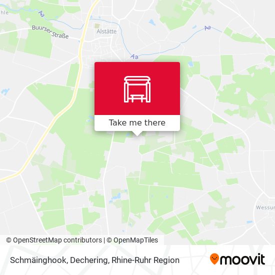 Schmäinghook, Dechering map