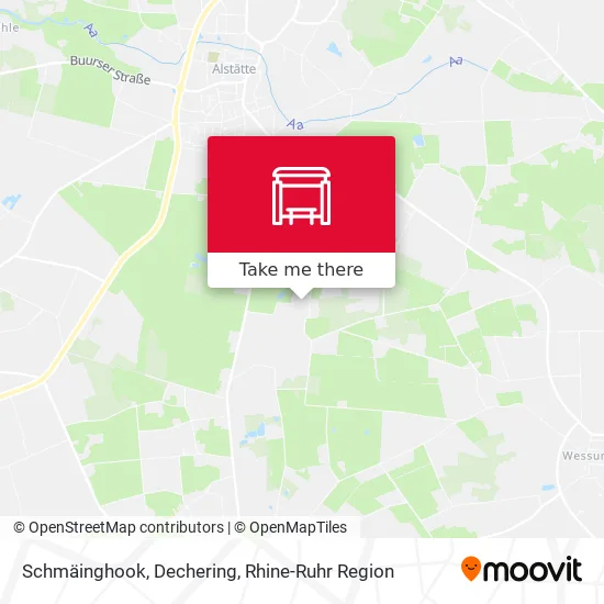 Карта Schmäinghook, Dechering