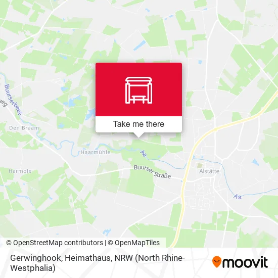 Карта Gerwinghook, Heimathaus