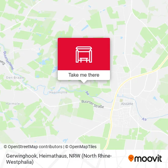 Карта Gerwinghook, Heimathaus