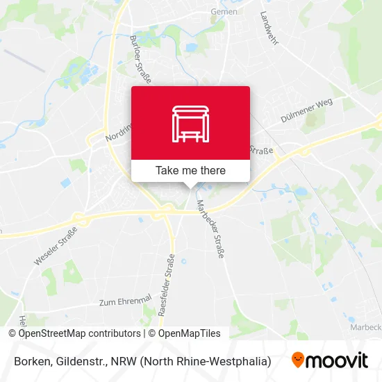 Borken, Gildenstr. map