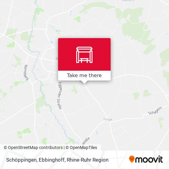 Schöppingen, Ebbinghoff map