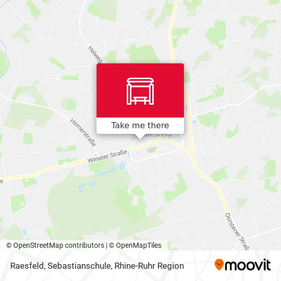 Карта Raesfeld, Sebastianschule