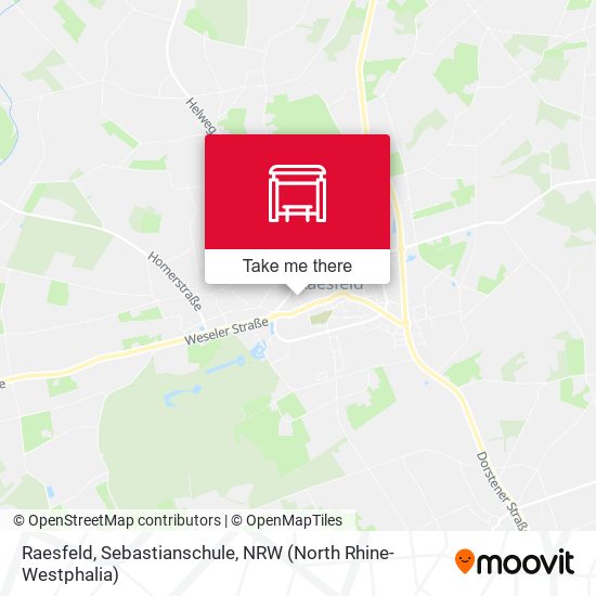 Raesfeld, Sebastianschule map