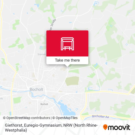 Giethorst, Euregio-Gymnasium map