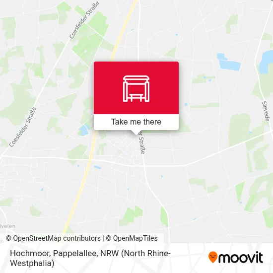 Hochmoor, Pappelallee map
