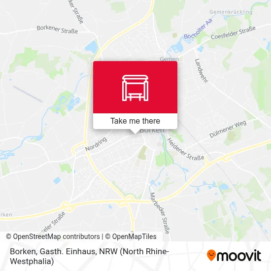 Borken, Gasth. Einhaus map