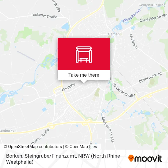 Borken, Steingrube/Finanzamt map