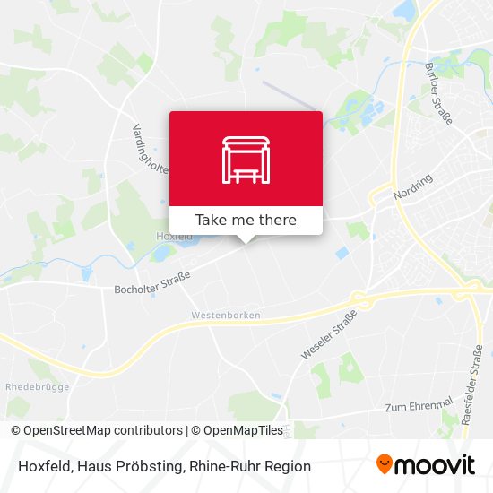 Hoxfeld, Haus Pröbsting map