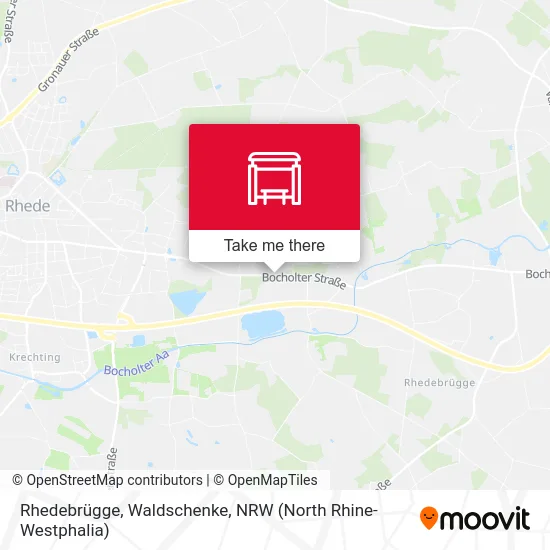 Карта Rhedebrügge, Waldschenke