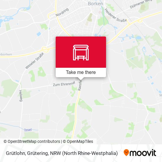 Grütlohn, Grütering map