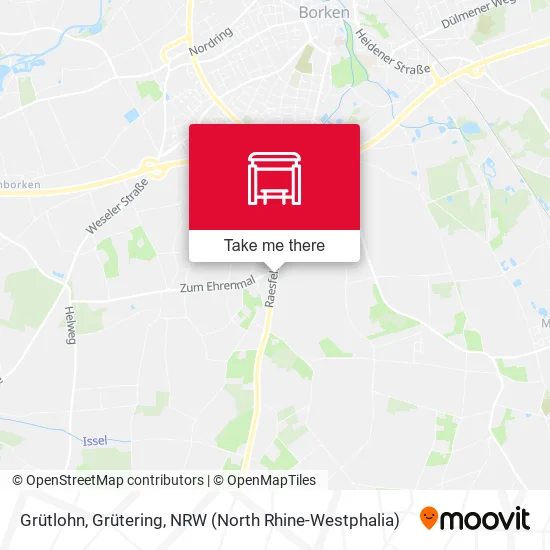 Карта Grütlohn, Grütering