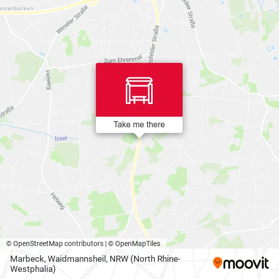 Карта Marbeck, Waidmannsheil