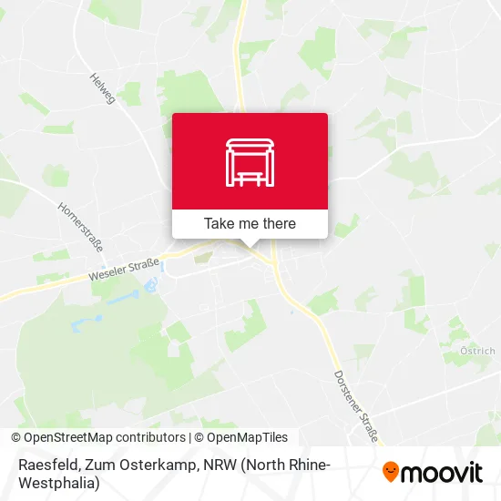 Карта Raesfeld, Zum Osterkamp