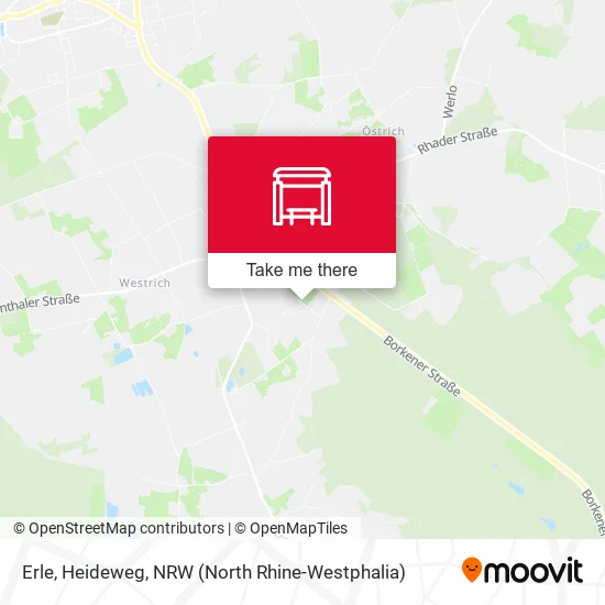 Карта Erle, Heideweg